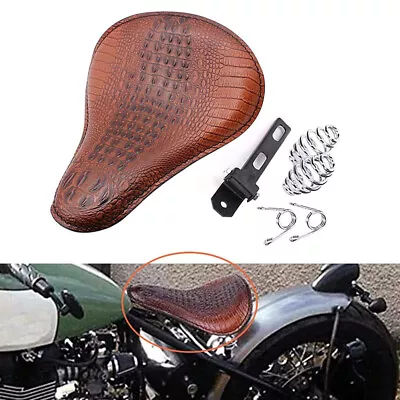 For Kawasaki Vulcan 2000 1500 900 750 450 Motorcycle Bobber 3  Solo Seat Saddle • $69.11