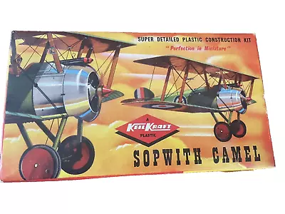 Original Vintage 1/72 Scale Keil Kraft Sopwith Camel Plastic Plane Kit Boxed • £10