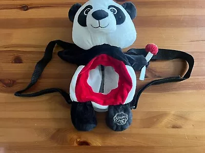 Panda Soft Toy Pink Plush Backpack Rucksack Kids Bag • £3.99