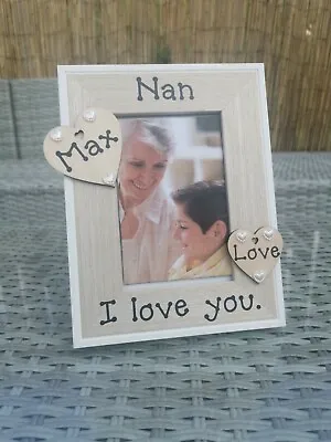 Personalised Nan Grandad Grandma Grandparents Gran Photo Picture Frame Gift.. • £14.95