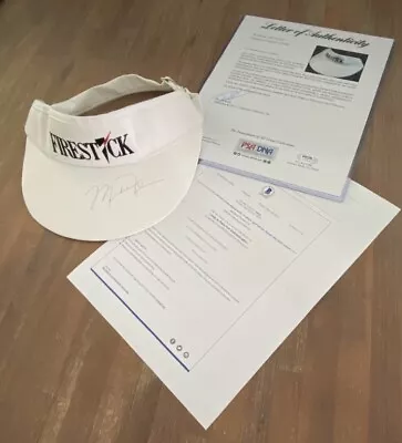 Michael Jordan Hand-Signed GOLF Cap - Autographed ** PSA/DNA + BECKETT ** • $1999