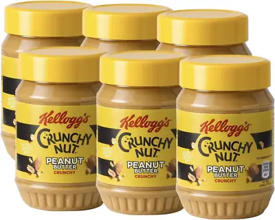 Kellogg'S Crunchy Nut Peanut Butter | Pack Of 6 X 340G |Spreadable Nut Butter |  • £20.41