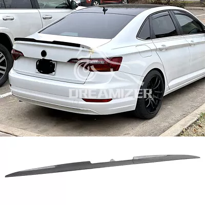 Carbon Rear Roof Trunk Spoiler Lip Tail Wing Kit For Volkswagen VW Jetta MK6 MK7 • $65.21