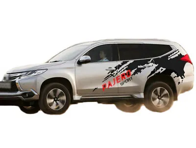 Graphics Mud Splash Car Sticker Side Decal For MITSUBISHI PAJERO SPORT 2015-2019 • $155.09