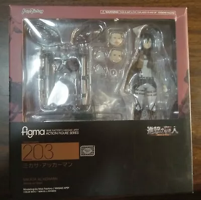 Attack On Titan - Mikasa Ackerman Figure - Max Factory Figma 203 • $50