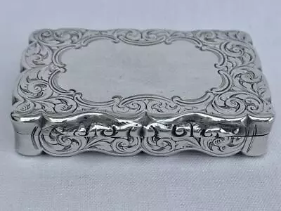 Fine Heavy Hallmarked Sterling Silver Antique Snuff Box By David Pettifer • $186.68