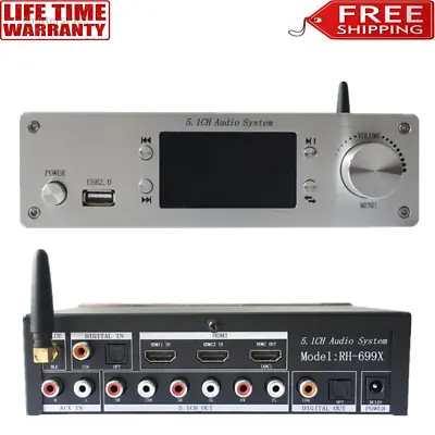 HG699X 5.1CH Audio System Audio Decoder Optical Coaxial BT5.0 HDMI2.0 Sound Card • $102.60