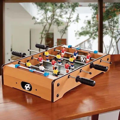 Mini Table Foosball Football Family Game Kids Sport Toy Set Christmas Gift- 20in • £13.85