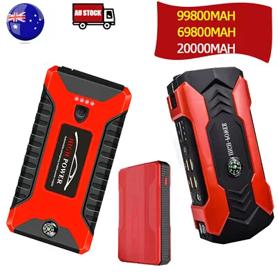 $61.99 • Buy 12V Car Jump Starter Power Bank Pack Booster Battery Vehicle Charger Portable AU