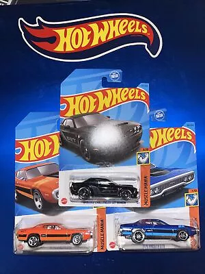 2023 Hot Wheels '71 Plymouth GTX Blue & Orange | ‘18 Dodge Challenger SRT Demon • $10.99