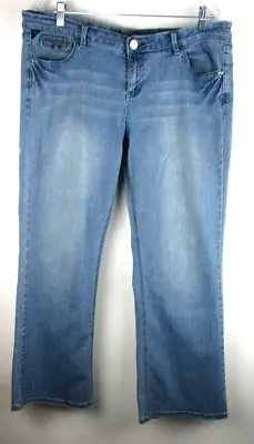 Vanity Jeans Boot Cut Cowgirl Light Wash Women's Size 33 X 31 • $14.99