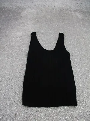 Vince Tank Top Womens Medium Black Fitted NEW • $17.99