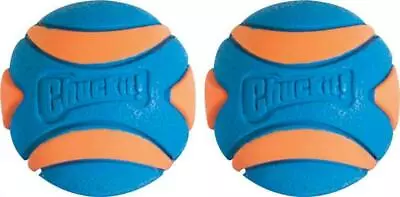 £11.15 • Buy Chuckit Ultra Squeaker Ball Durable High Bounce Chewable Dog Toy Small 2pack