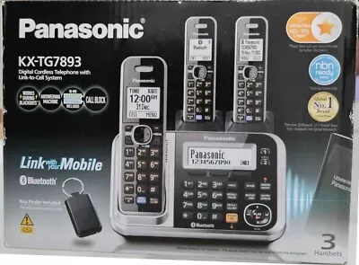 Panasonic KXTGF7892 Cordless Phone 2 Handsets/Link To Mobile • $169.99