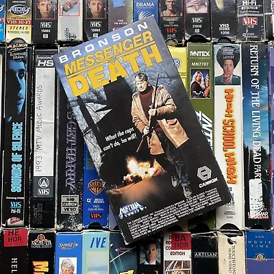 Messenger Of Death VHS 1988 Rated R 92mins 1990 Video Treasures Charles Bronson • $3.66