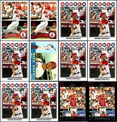 (17)   Mike Napoli Los Angeles Angels Lot • $15.30