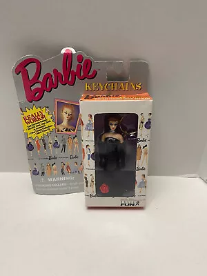 $4.99 • Buy Vintage Barbie Keychain Solo In The Spotlight Brunett Mattel 1995 #701-0