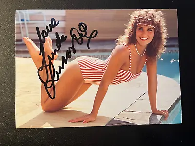 Linda Lusardi - Glamour Model & Actress - Excellent Signed Colour Photo • £20