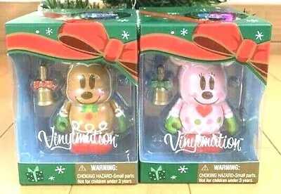 TOKYO Disney Resort Mickey Minnie Vinylmation GingerBread Christmas Figure 2012 • $89