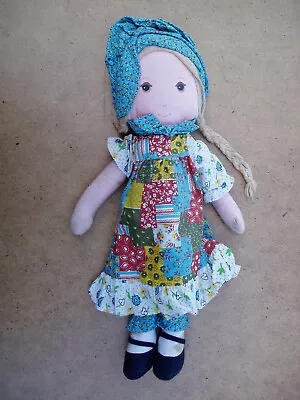 Vintage Original 1970s Holly Hobbie Rag Doll 15 Inch - Knickerbocker (first) • £6