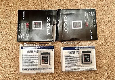 Sony G Series 64GB XQD Memory Card - (QD-G64E) • £100