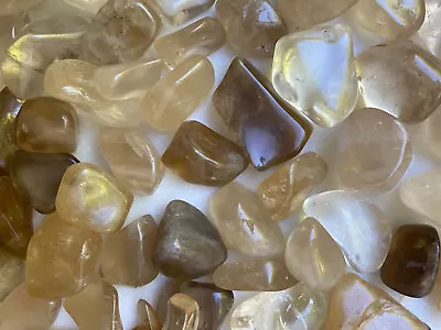 RAL060 Tumbled Stones Polished Crystal Gemstones 20-50mm + Accessories • £4.40