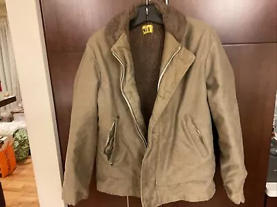 Vintage N1-2 Deck Jacket RARE USN Style Navy Military Size M Or L? Damaged • $75