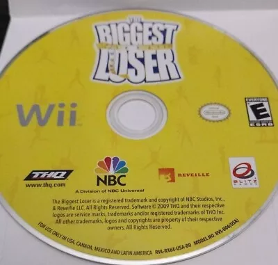 Biggest Loser (Nintendo Wii Disc Only 2009) • $3.80