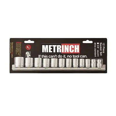 Metrinch Standard Socket Set 3/8  Drive 12 Piece • $77.69