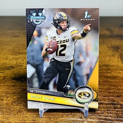 2023 Bowman Chrome University #131 Brady Cook Missouri Tigers • $2