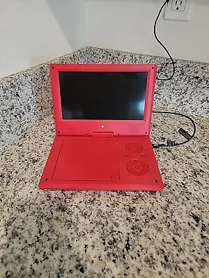 Ematic EPD909RD Portable DVD RED Player 9”LCD DVD VCD CDR CD MP3 JPEG • $15