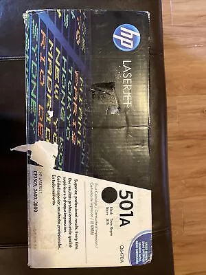 Q6470A Original OEM HP Laserjet 501A Toner Cartridge Black Genuine SEALED NEW • $22