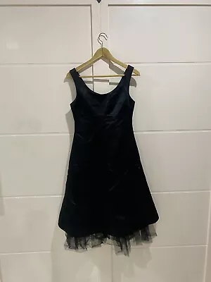 Vintage Black Cocktail Dress  8 Liz Jordan Designed Tulle Vintage 90’s Formal • $49.95