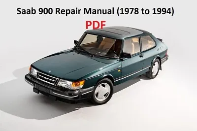Saab 900 Workshop/Repair Manual (1978 To 1994) • $8.83