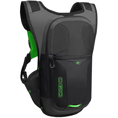 Ogio MX 3 Litre Atlas Black Green Motocross Enduro 3L Hydration Pack Bag • $159.95