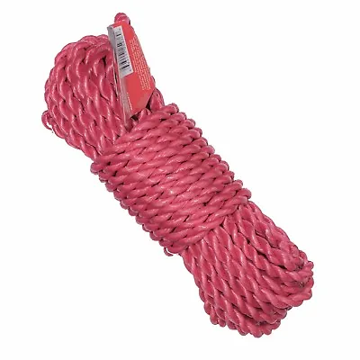  3/8  Inch X 50' Feet Twisted POLY ROPE Variety Color Polypropylene • $10.95