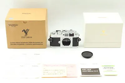[BOXED Unused] Voigtlander BESSA R2M 250th Limited Film Camera Silver From JAPAN • $1899.99