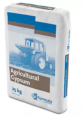 25kg Agricultural Gypsum Soil And Garden Enhancer. By British Gypsum Formula. • £57.85