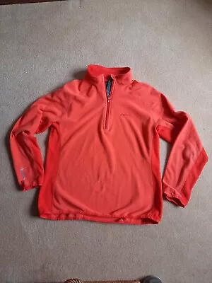 Musto Polartec Fleece Half Quarter Zip Women’s Orange Size 18  Arctec160  • £10