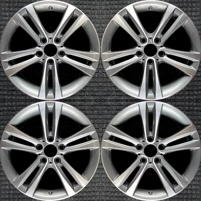 BMW 320i Machined W/ Charcoal Pockets 18  OEM Wheel Set 2011 To 2021 • $1265.40
