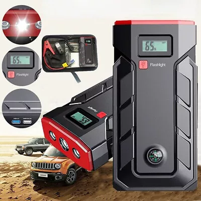 5000Amp 99800mAh Car Jump Starter Booster Jumper Box Power Bank Battery Charger • $17.99
