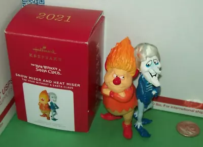 Hallmark Snow Miser Heat Miser The Year Without A Santa Claus 2021 Ornament • $48.99