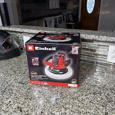 Einhell 18-Volt Cordless 10 Inch Large Random Orbit Car Rotary Buffer Polisher • $45