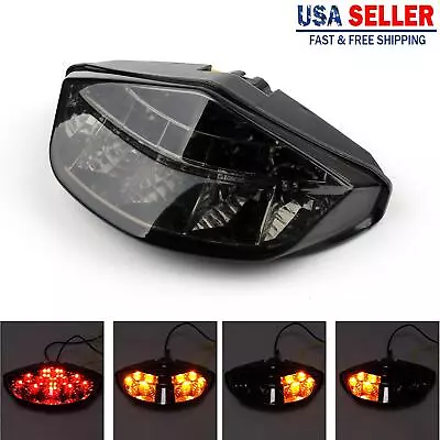 Integrated LED Tail Light Turn Signals For DUCATI Monster 696 795 796 1100 SK UE • $39.89