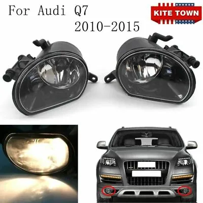 $39.99 • Buy New Pair Of Front Bumper Halogen Fog Lights Lamps LH RH For Audi Q7 2010-2015 US