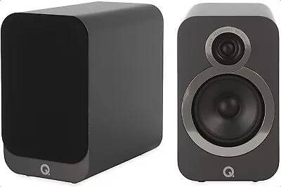 Q Acoustics 3020i Bookshelf Speakers - GRAPHITE GREY • £188.30