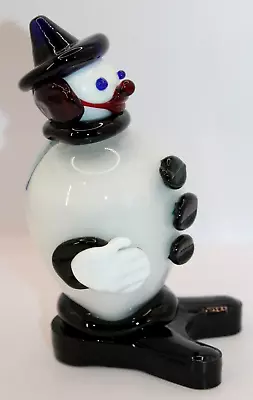 Vintage MURANO Art Glass Colorful Hand Blown CLOWN Figurine Made In Italy • $14.99