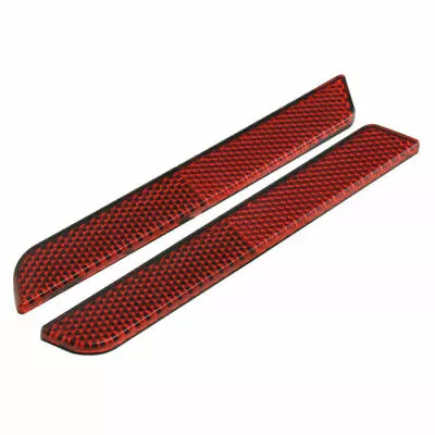 Front Fork Reflectors Red Harley Davidson Motorcycle Self Adhesive L & R • $8.69