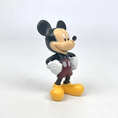 MICKEY MOUSE Disney Figure Figurine Cake Topper 2 1/4  Tall Long Nose #0114D • $2.99