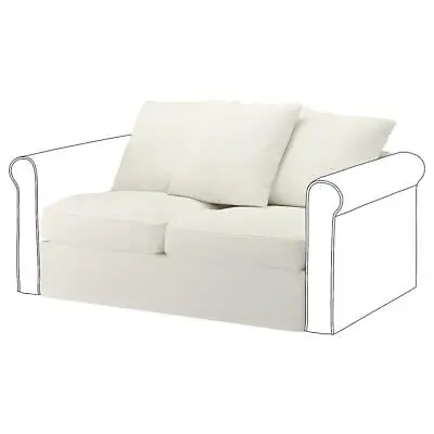 Ikea Gronlid 2-Seat Sofa-Bed Section Cover - Inseros White 205.011.76 • £75